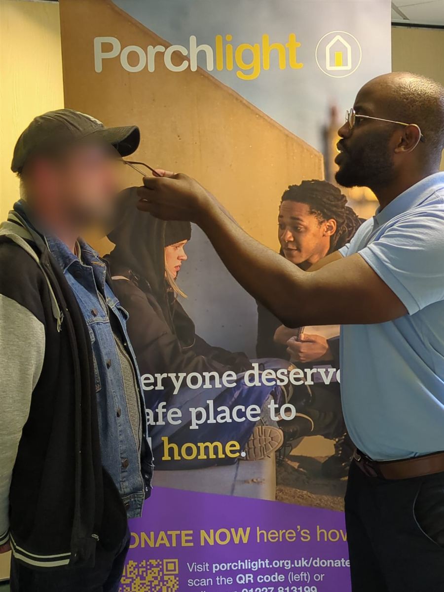 One Optics providing free eye tests with Porchlight charity